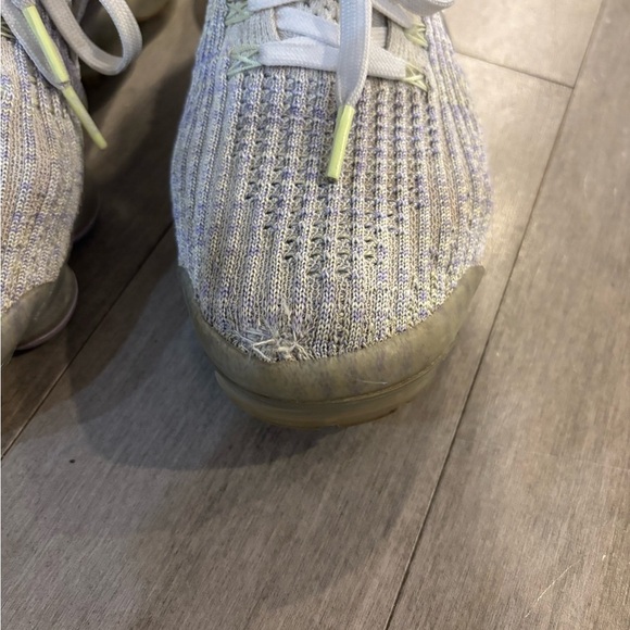 Nike Air VaporMax Flyknit 3 Pure Platinum Sneakers - Picture 7 of 9